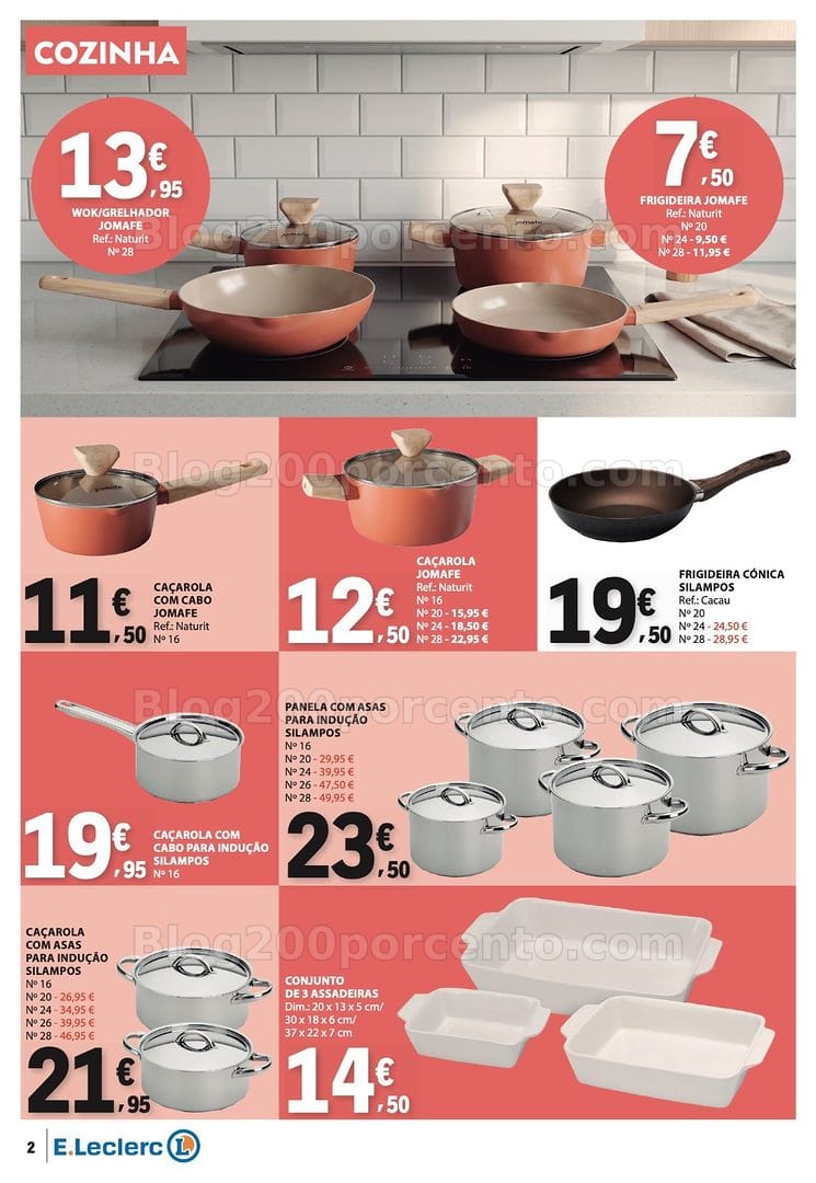 Antevisão Folheto E-LECLERC Bazar Promoções de 10 a 23 setembro